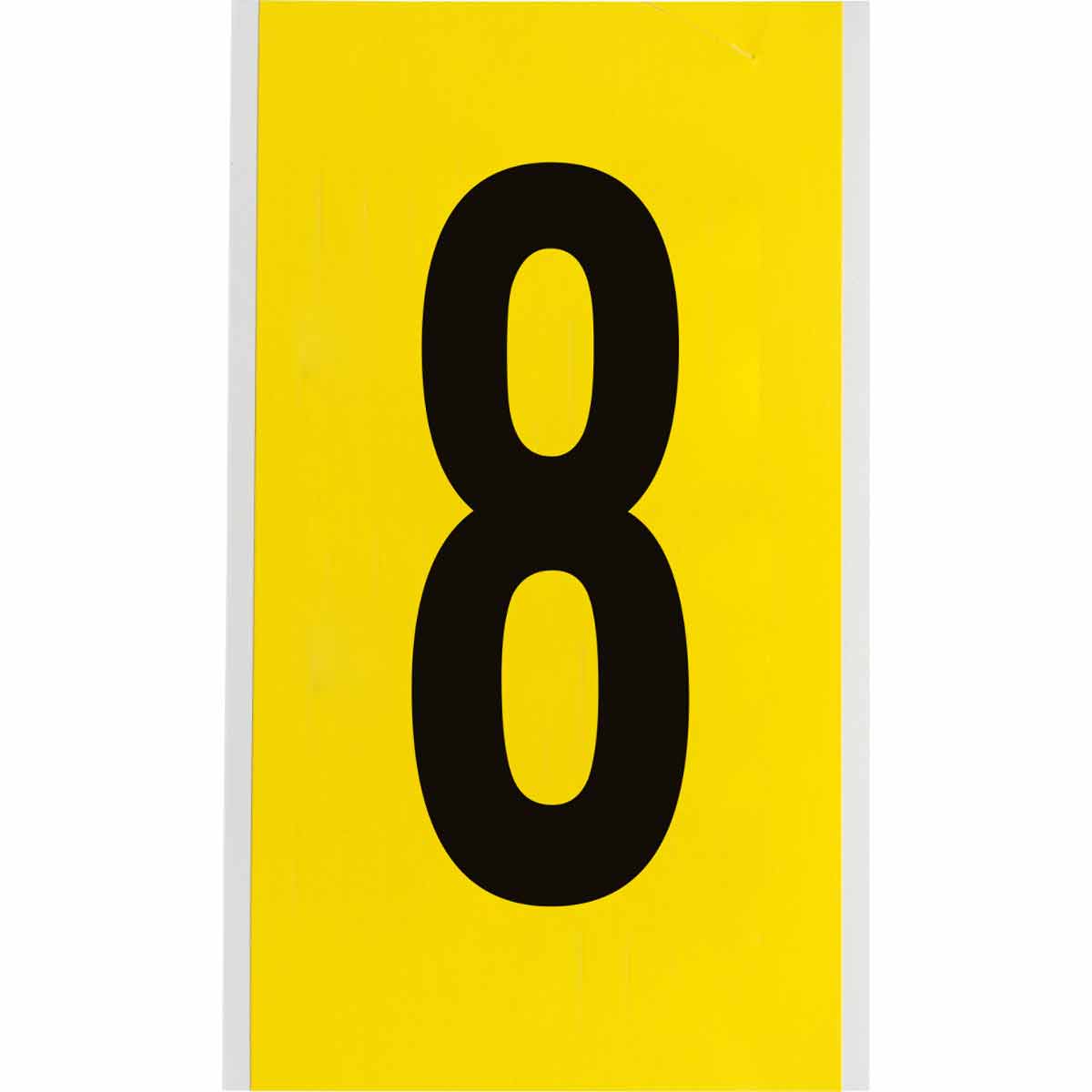 Brady 3470-7 Identical numbers and letters on one card for indoor use 034707