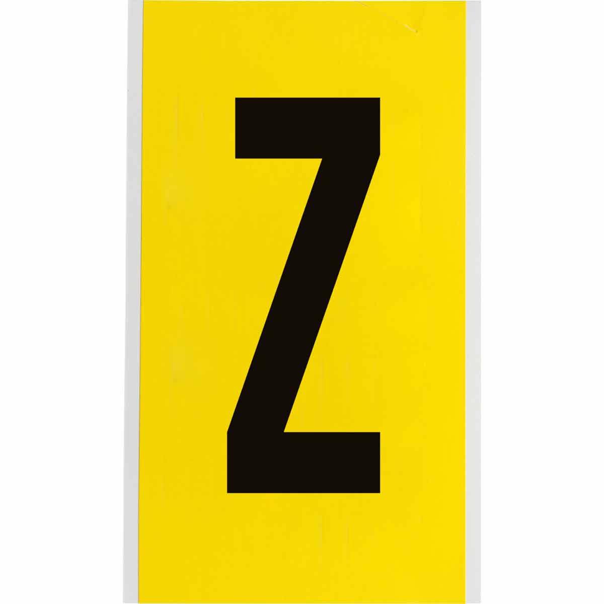 Brady 3470-Y Identical numbers and letters on one card for indoor use 034735