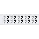 Brady 9712-2 Identical numbers and letters on one card for indoor and outdoor use 912341