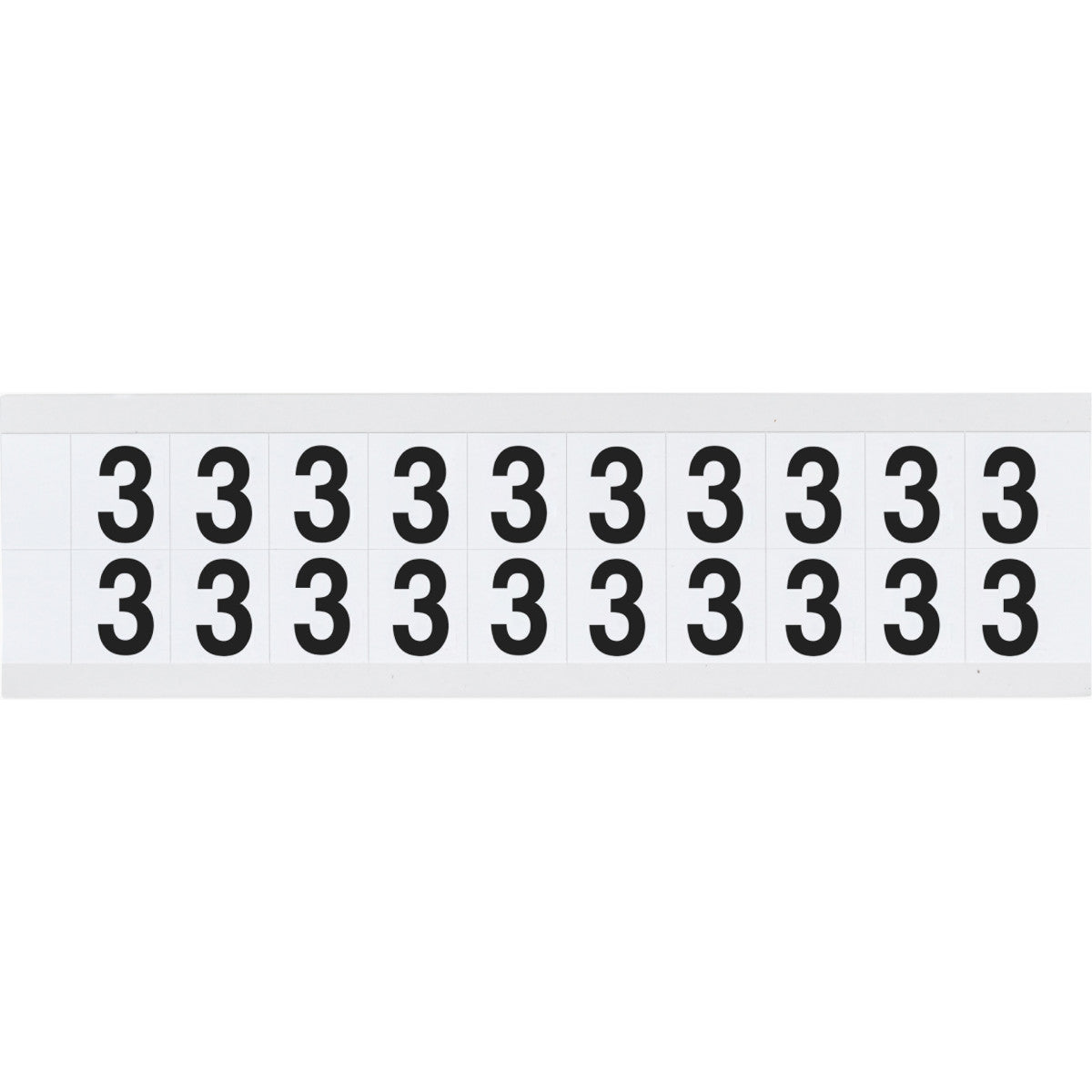 Brady 9712-3 Identical numbers and letters on one card for indoor and outdoor use 912340
