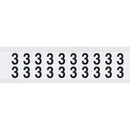 Brady 9712-3 Identical numbers and letters on one card for indoor and outdoor use 912340