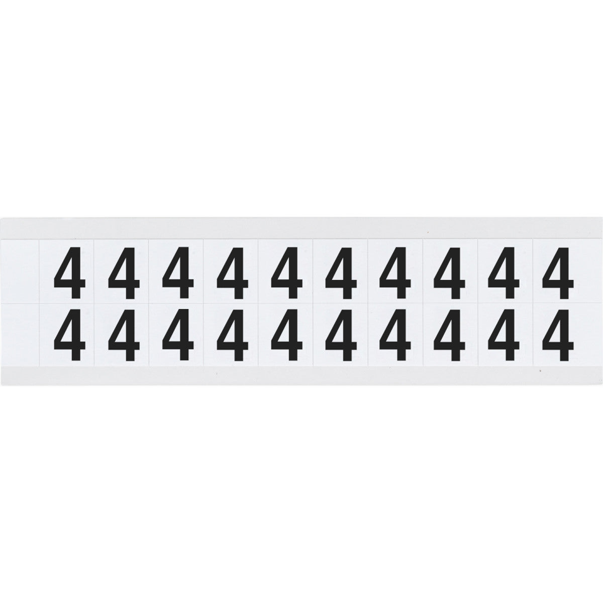 Brady 9712-4 Identical numbers and letters on one card for indoor and outdoor use 912339
