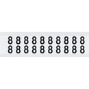 Brady 9712-8 Identical numbers and letters on one card for indoor and outdoor use 912335
