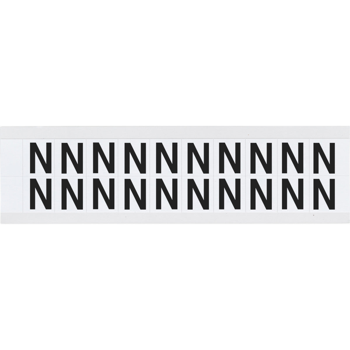 Brady 9712-N Identical numbers and letters on one card for indoor and outdoor use 912318