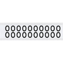 Brady 9712-O Identical numbers and letters on one card for indoor and outdoor use 912317