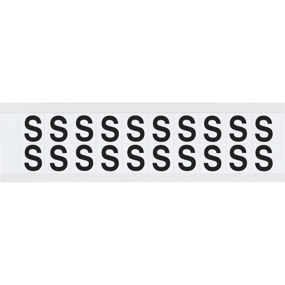 Brady 9712-S Identical numbers and letters on one card for indoor and outdoor use 912313