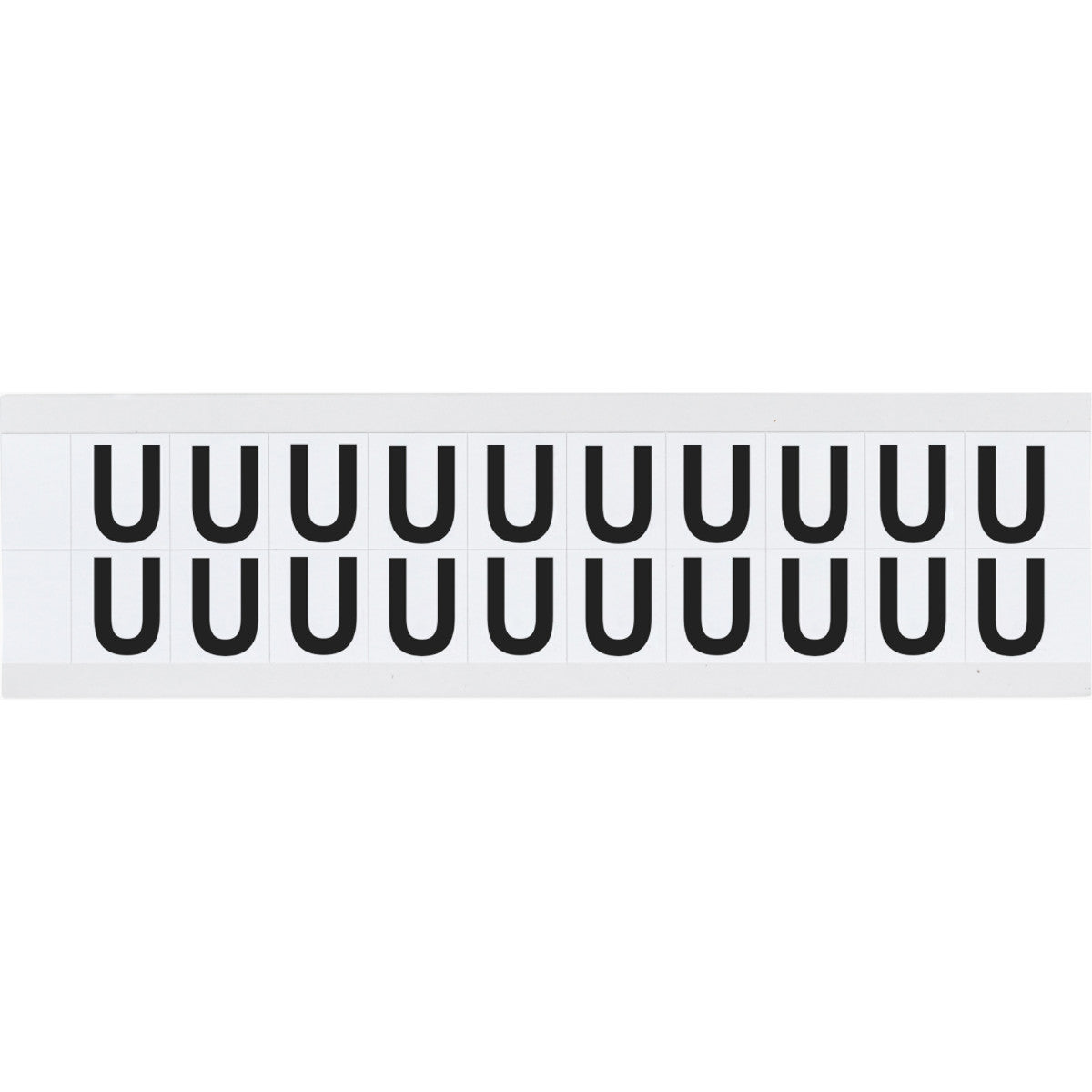 Brady 9712-U Identical numbers and letters on one card for indoor and outdoor use 912311