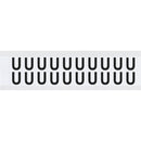 Brady 9712-U Identical numbers and letters on one card for indoor and outdoor use 912311