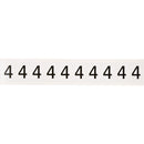 Brady 9713-4 Identical numbers and letters on one card for indoor and outdoor use 912301