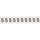 Brady 9713-5 Identical numbers and letters on one card for indoor and outdoor use 912300