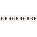 Brady 9713-6 Identical numbers and letters on one card for indoor and outdoor use 912299