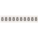 Brady 9713-8 Identical numbers and letters on one card for indoor and outdoor use 912297
