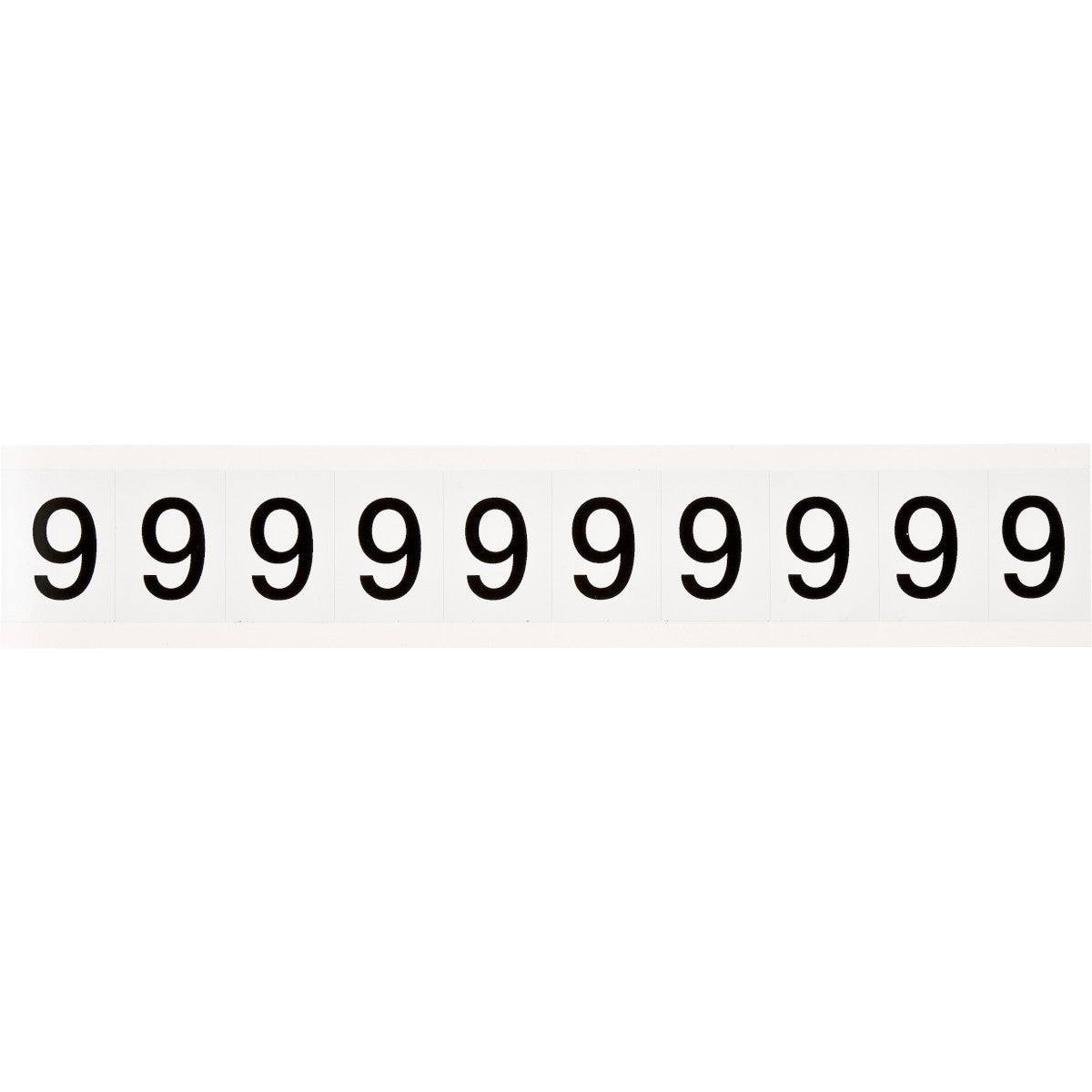 Brady 9713-9 Identical numbers and letters on one card for indoor and outdoor use 912296