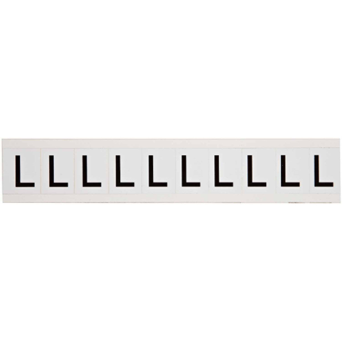 Brady 9713-L Identical numbers and letters on one card for indoor and outdoor use 912283