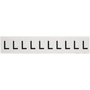 Brady 9713-L Identical numbers and letters on one card for indoor and outdoor use 912283