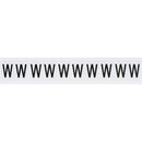 Brady 9713-W Identical numbers and letters on one card for indoor and outdoor use 912270
