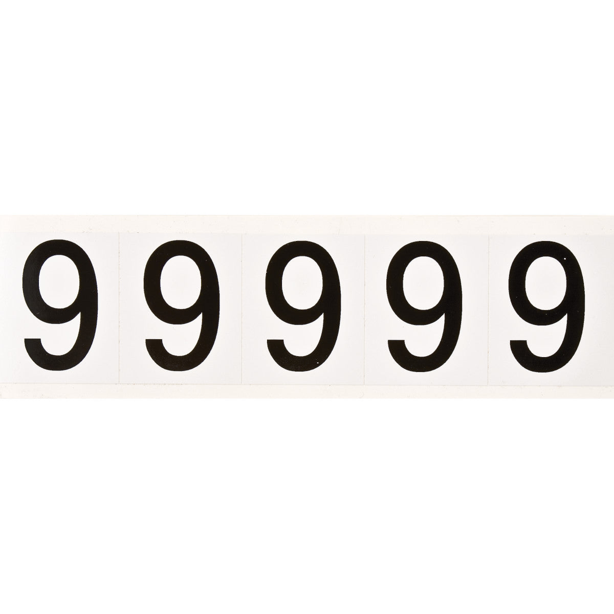 Brady 9714-9 Identical numbers and letters on one card for indoor and outdoor use 097058