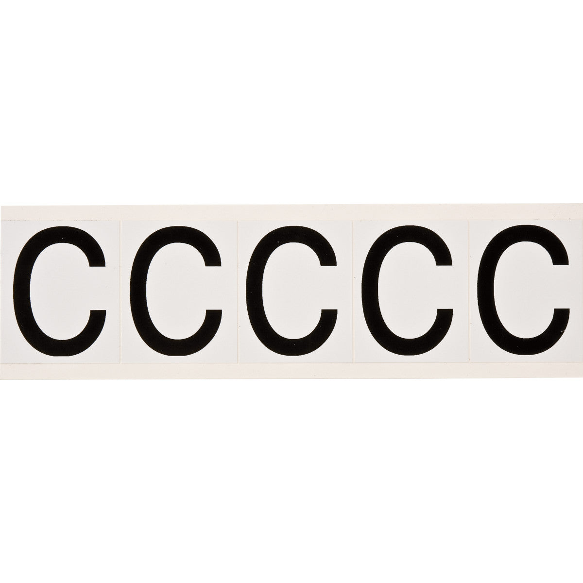 Brady 9714-C Identical numbers and letters on one card for indoor and outdoor use 097684