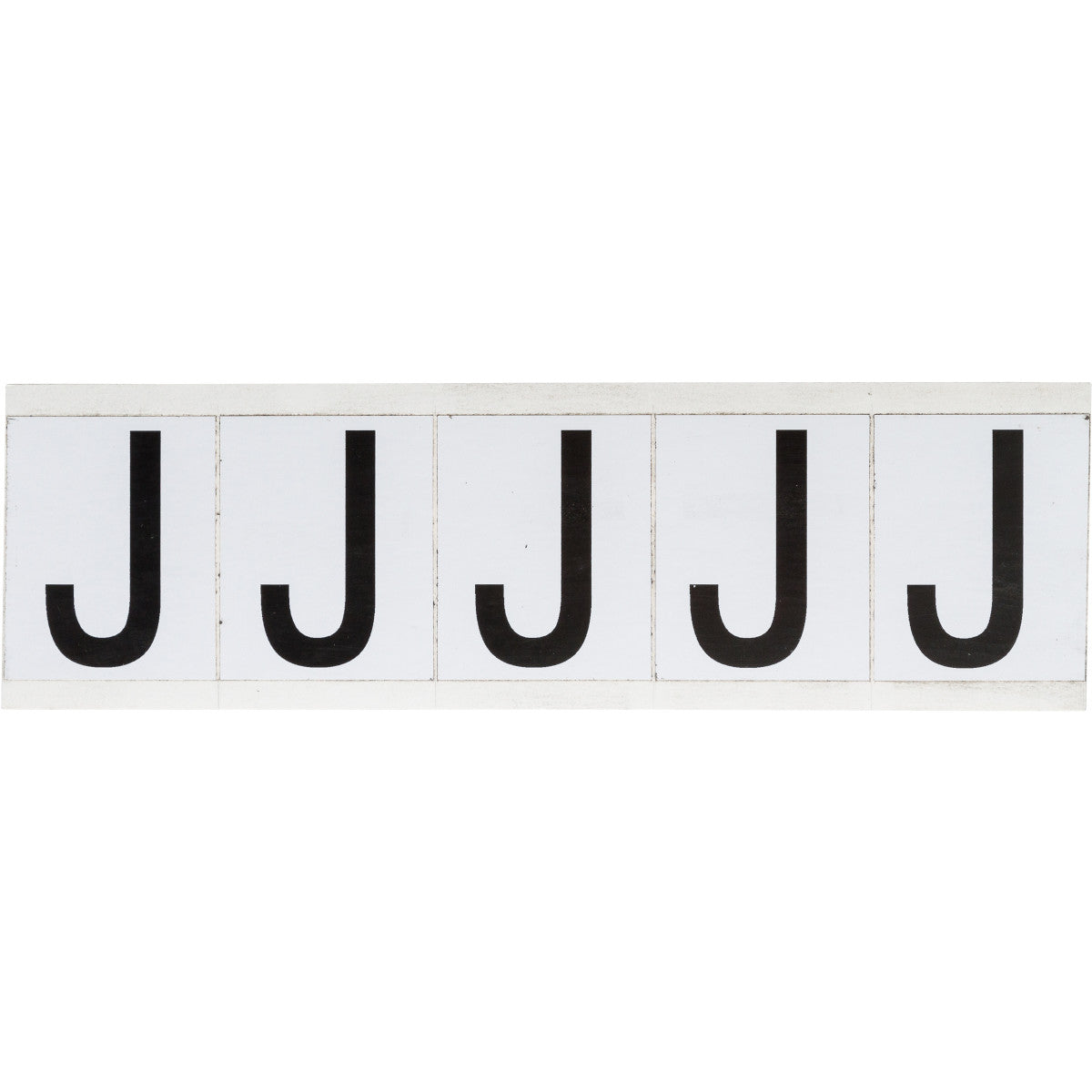 Brady 9714-J Identical numbers and letters on one card for indoor and outdoor use 097691