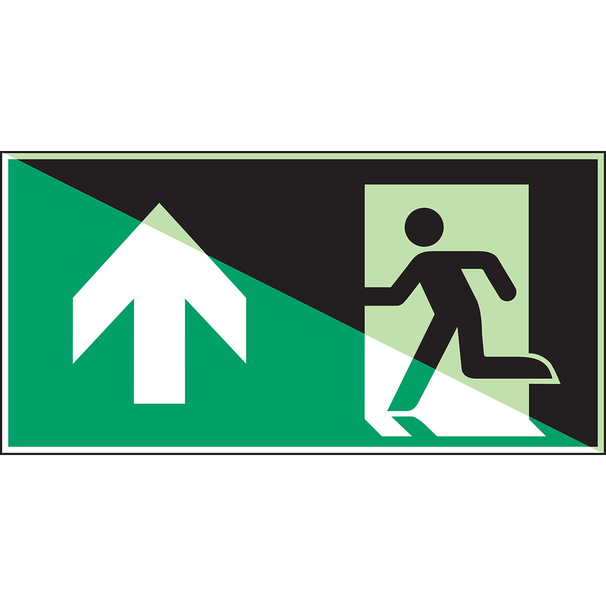 Brady E/A0//E001/Nt-Sapp-Pholumc-300X150/1-B Glow-in-the-dark safety sign 836364