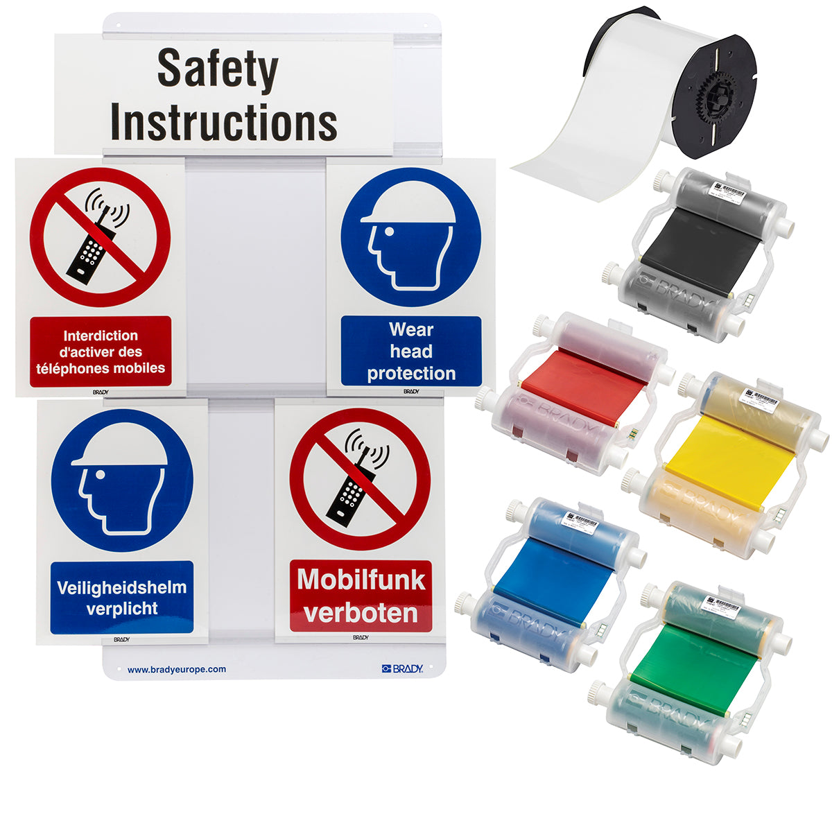 Brady B30-RIGID SIGN-KIT Rigid Signs Panel Kit For Bbp3X Printers 195964