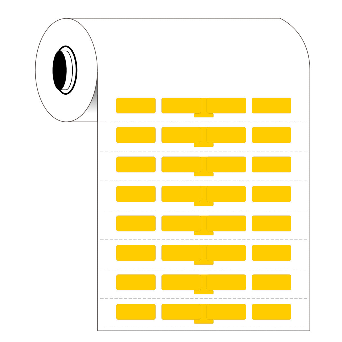 Brady B33-G2-8423YL Polyester Labels For Bbp33/I3300 Printers 361600