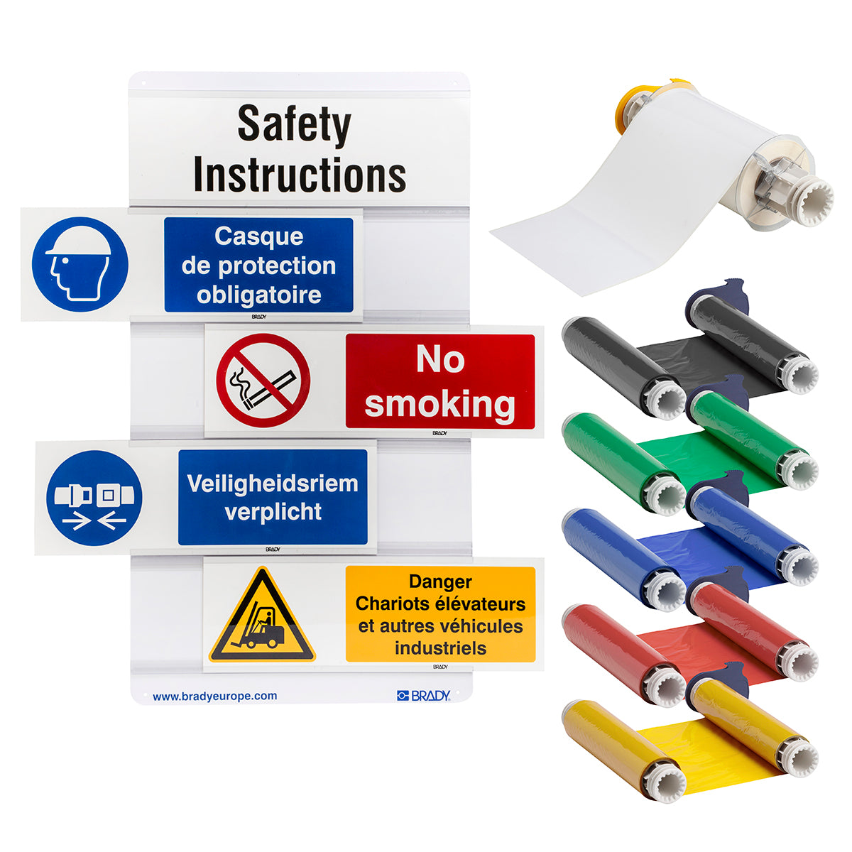 Brady B85-RIGID SIGN-KIT Rigid Signs Panel Kit For Bbp85 Printer 195965