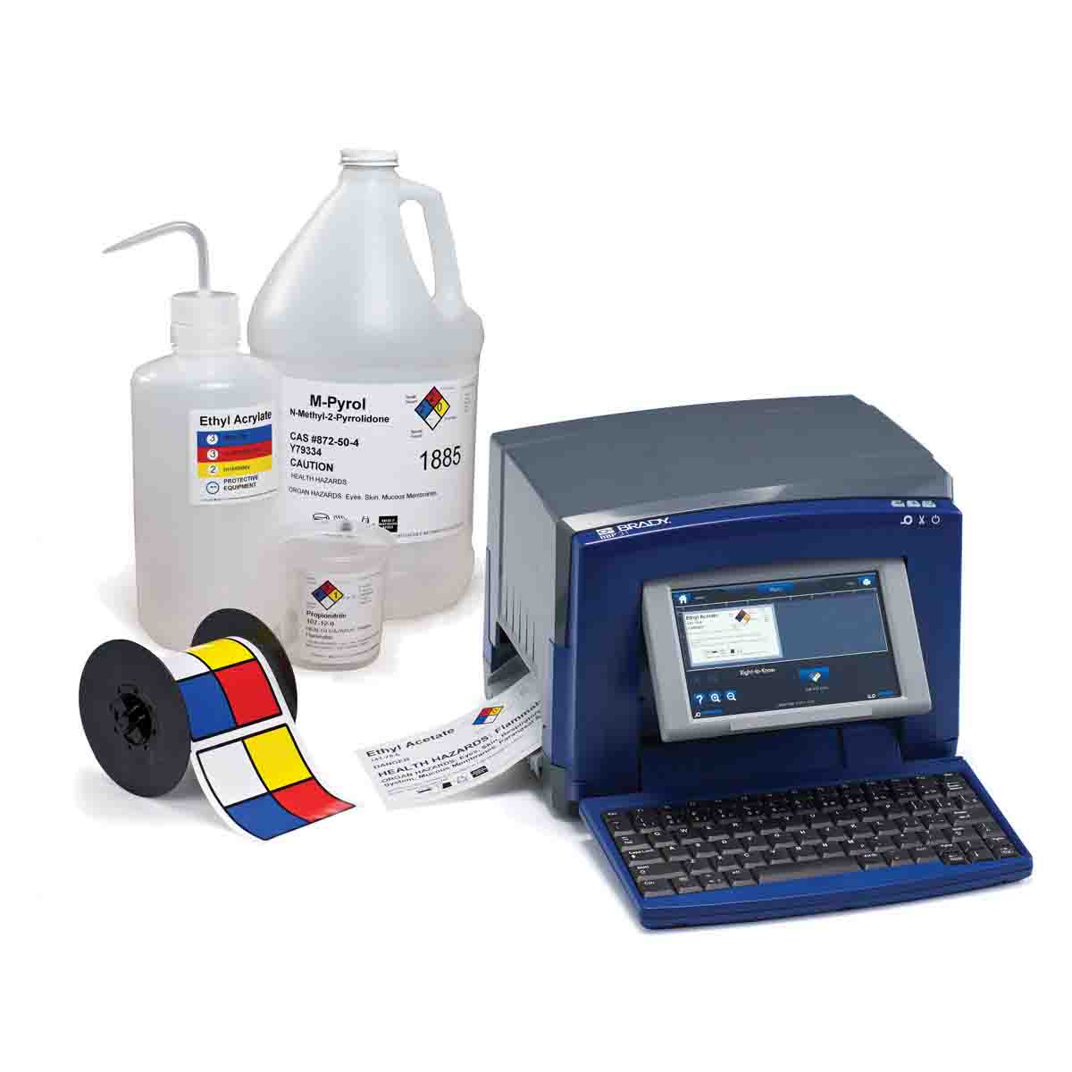 Brady B30-244-595-CB Pre-Printed Right-To-Know Chemical Labels For Bbp3X/S3Xxx/I3300 Printers 142040