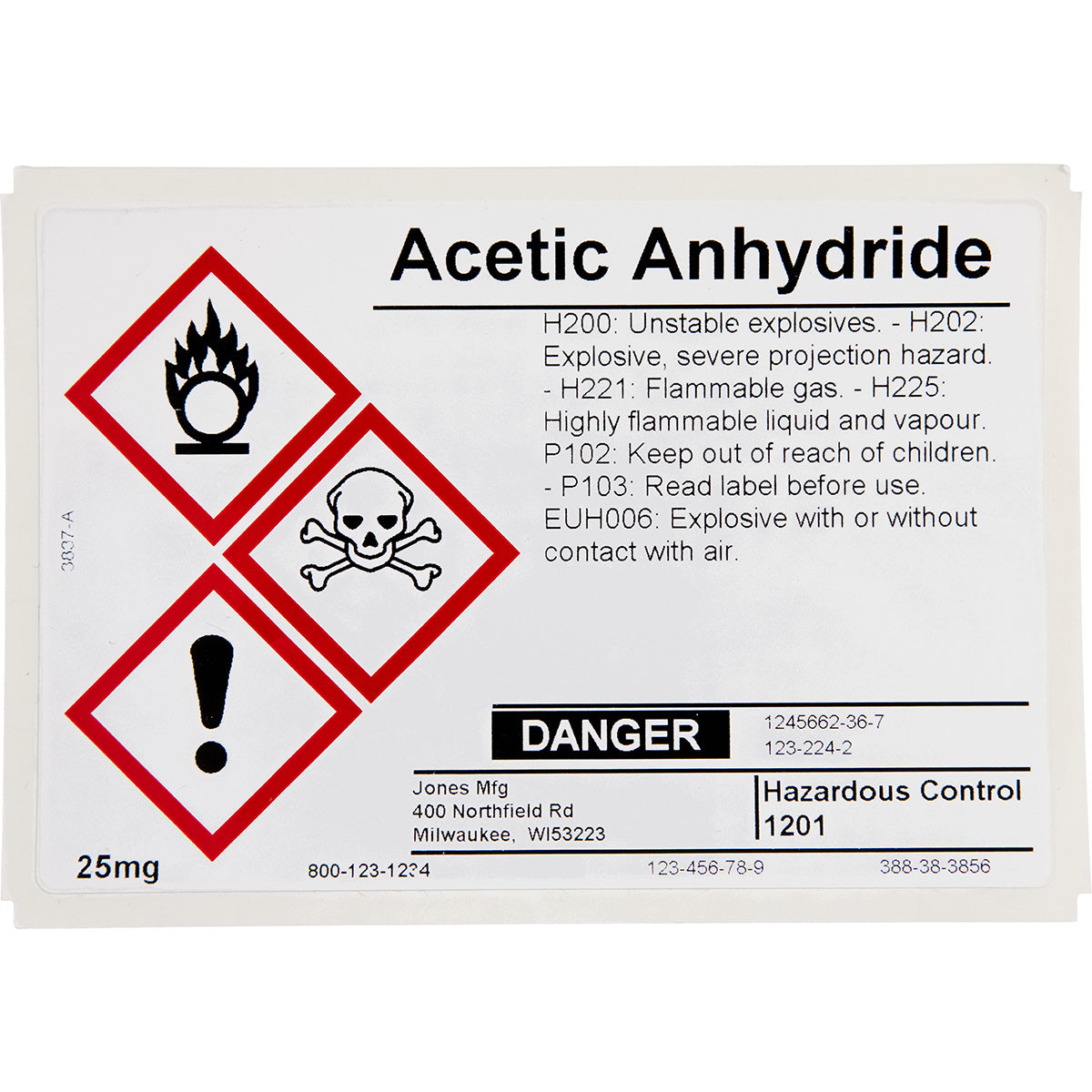 Brady B30-CLP-KIT Pre-Printed Ghs/Clp Chemical Labels Kit For Bbp3X Printers 195961