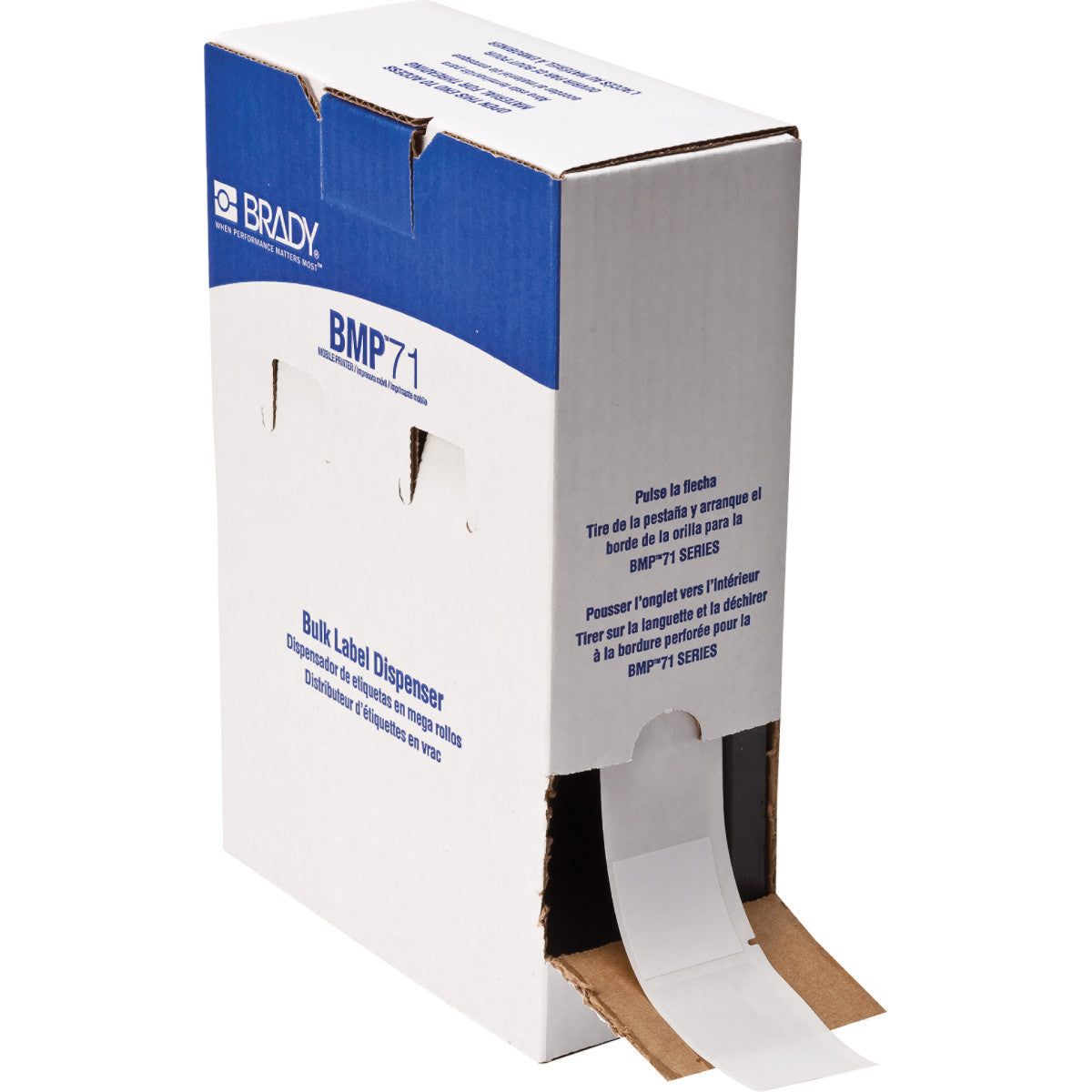 Brady BM-109-427 Self-Laminating Vinyl Wrap Around Labels for M610, M611, BMP61, M710 and BMP71 174412