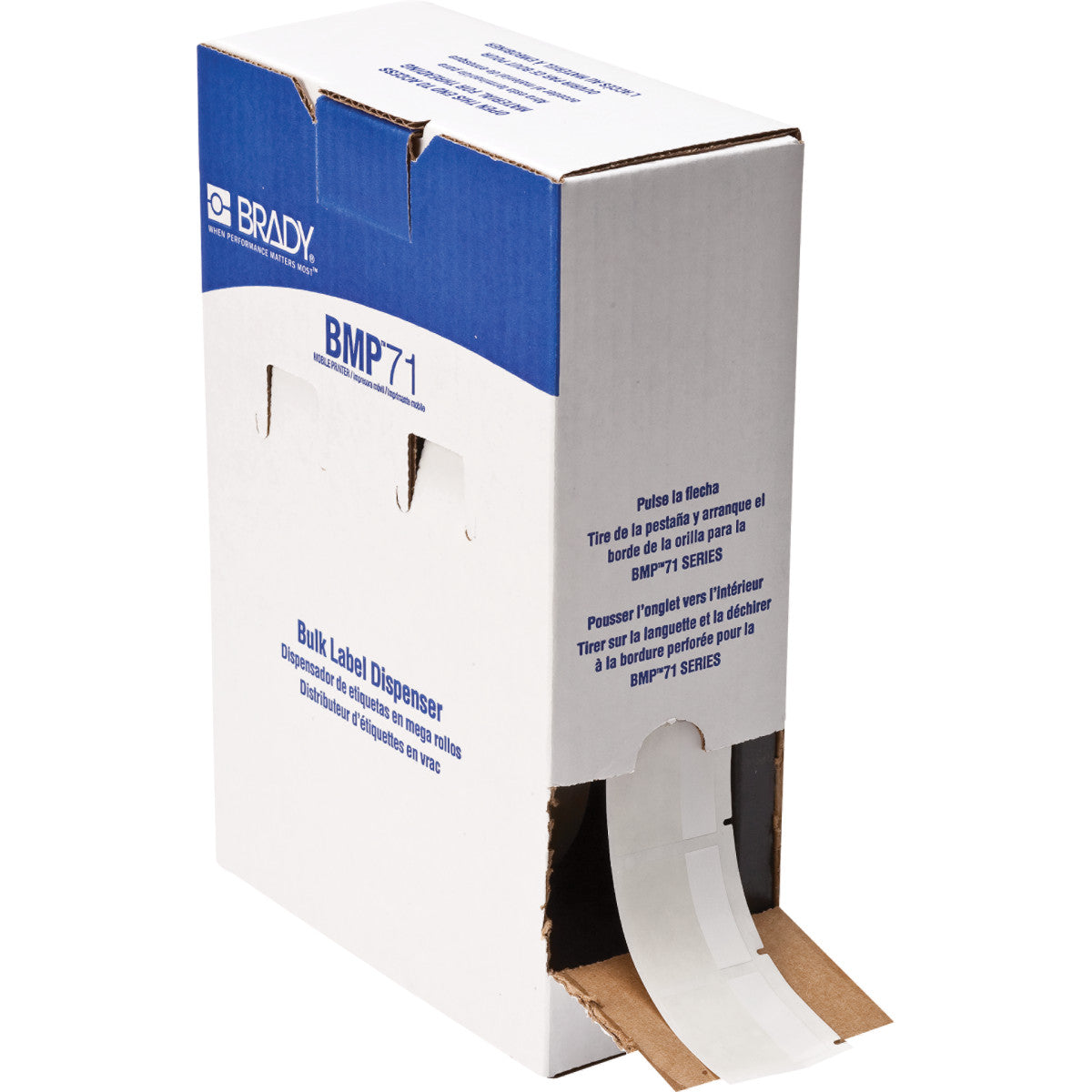 Brady BM-32-427 Self-Laminating Vinyl Wrap Around Labels for M610, M611, BMP61, M710 and BMP71 173453