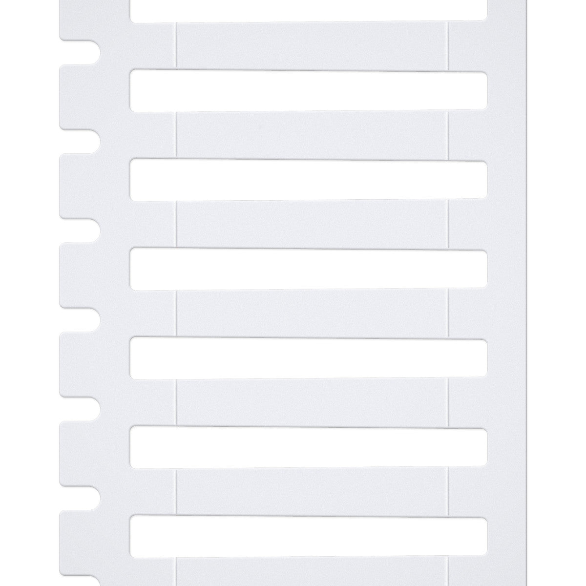 Brady BM-23x4.4-7696-WT Bulk Rigid DuraSleeve Inserts for M611, M610 and M710 312133