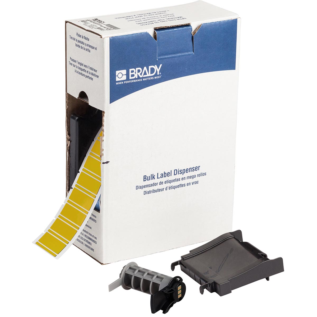 Brady BPTLEP-06-7593-YL Tls 2200/Tls Pc Link Engraved Plate Replacement Labels 710892
