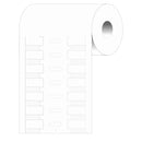 Brady BPTRDS-12x4,4-7697-WT Thermal Transfer Printable Rigid DuraSleeve Wire Marking Inserts 198740