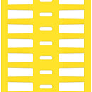 Brady BPTRDS-16x4,4-7696-YL Thermal Transfer Printable Rigid DuraSleeve Wire Marking Inserts 622073