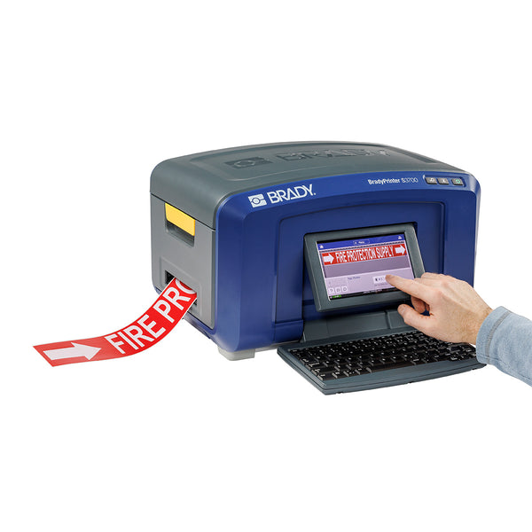 Brady S3700 Multicolour and Cut Sign and Label Printer with QWERTY UK Keyboard