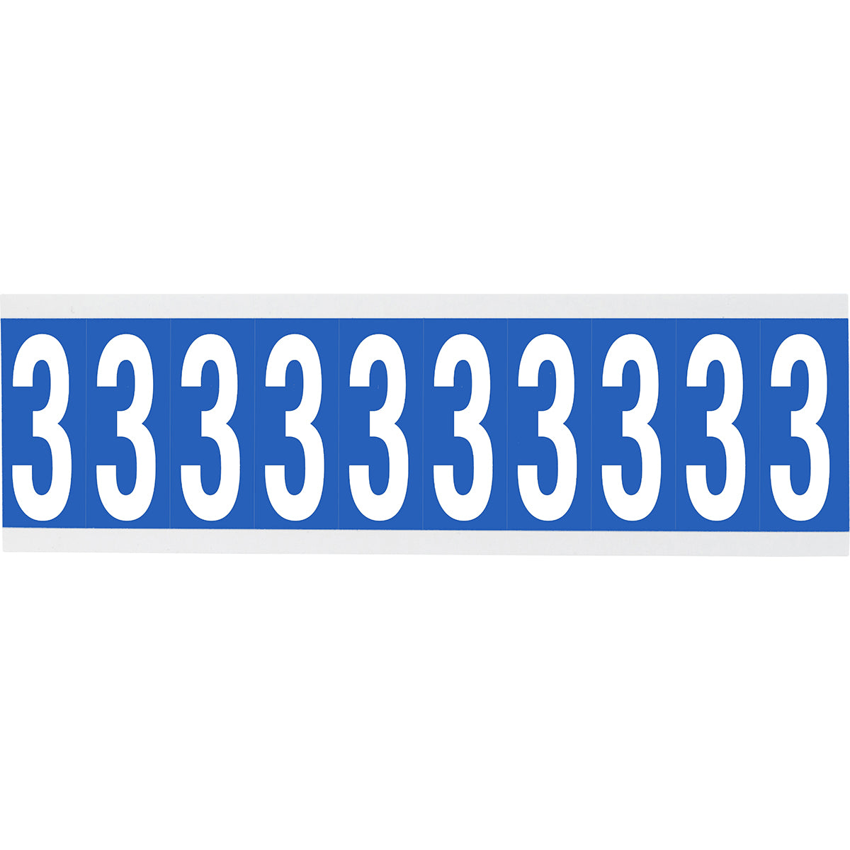 Brady CNL1B 3 Identical numbers and letters on one card for indoor use 912263