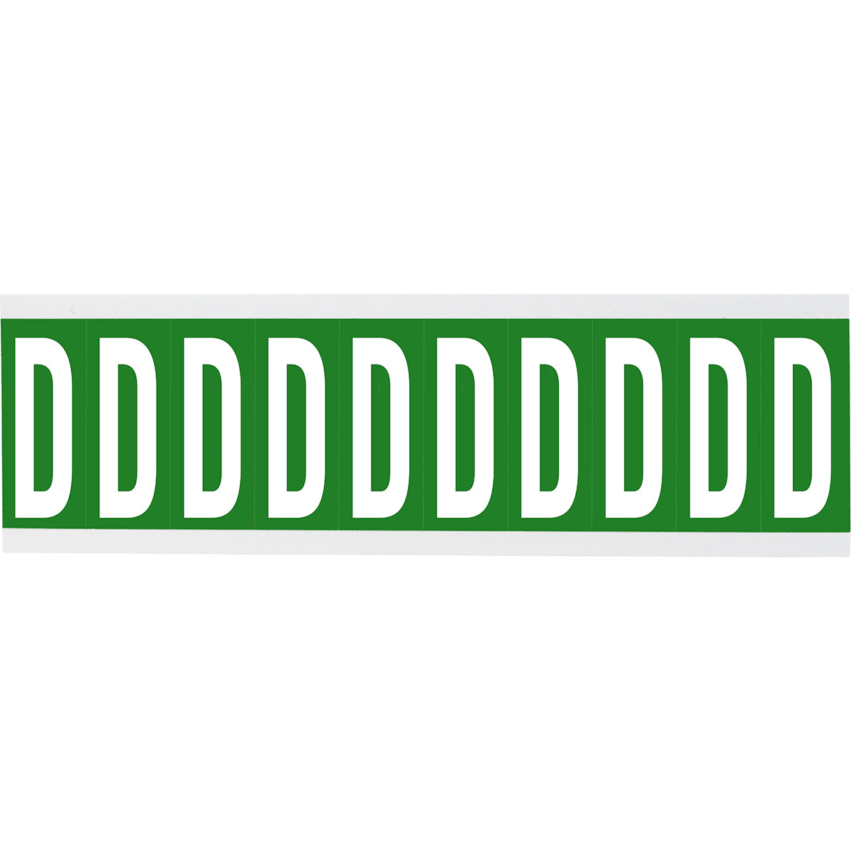 Brady CNL1G D Identical numbers and letters on one card for indoor use 912214