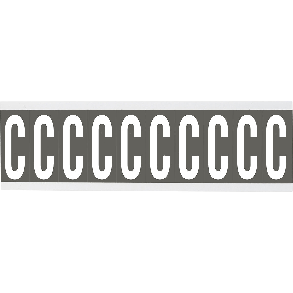 Brady CNL1GR C Identical numbers and letters on one card for indoor use 912178