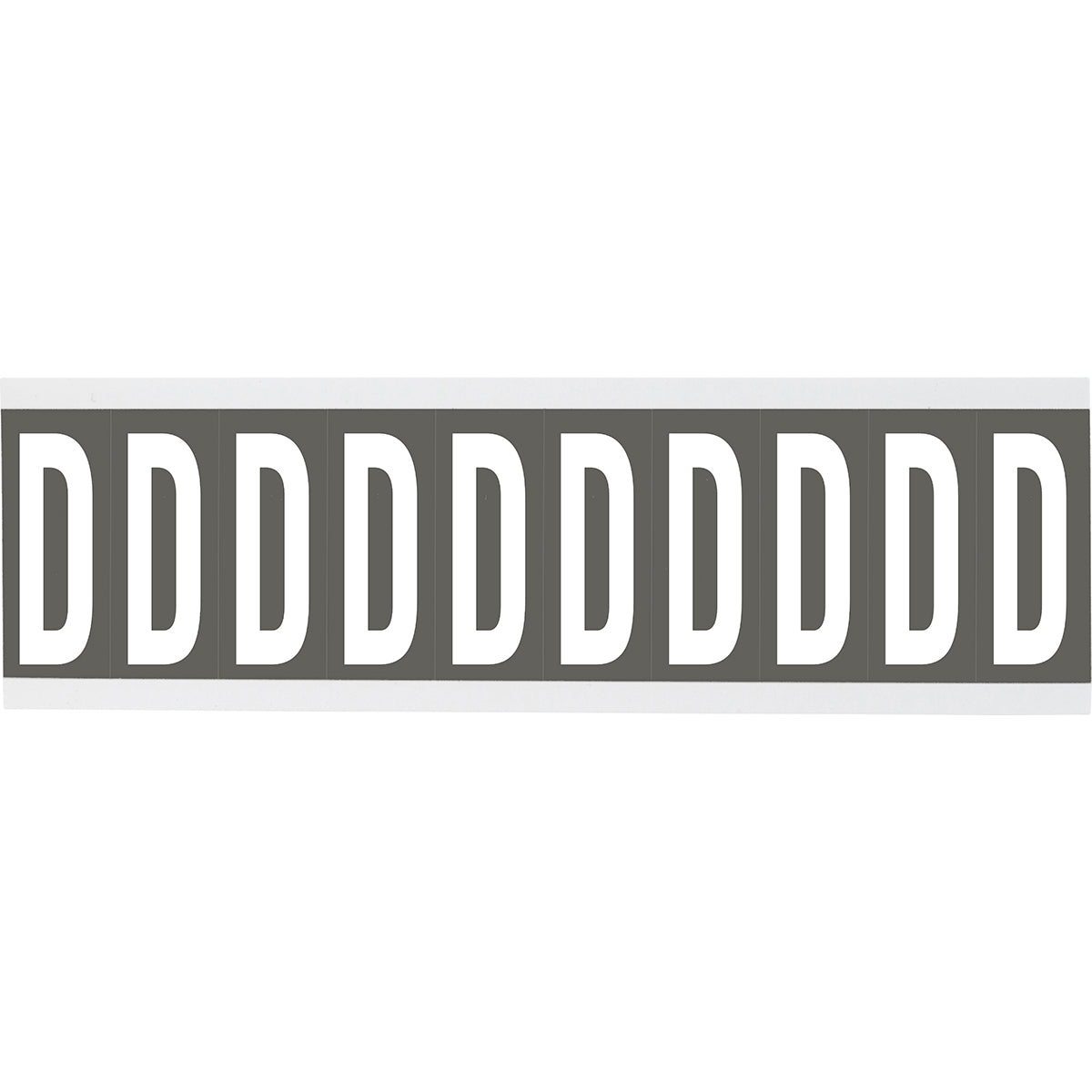 Brady CNL1GR D Identical numbers and letters on one card for indoor use 912177