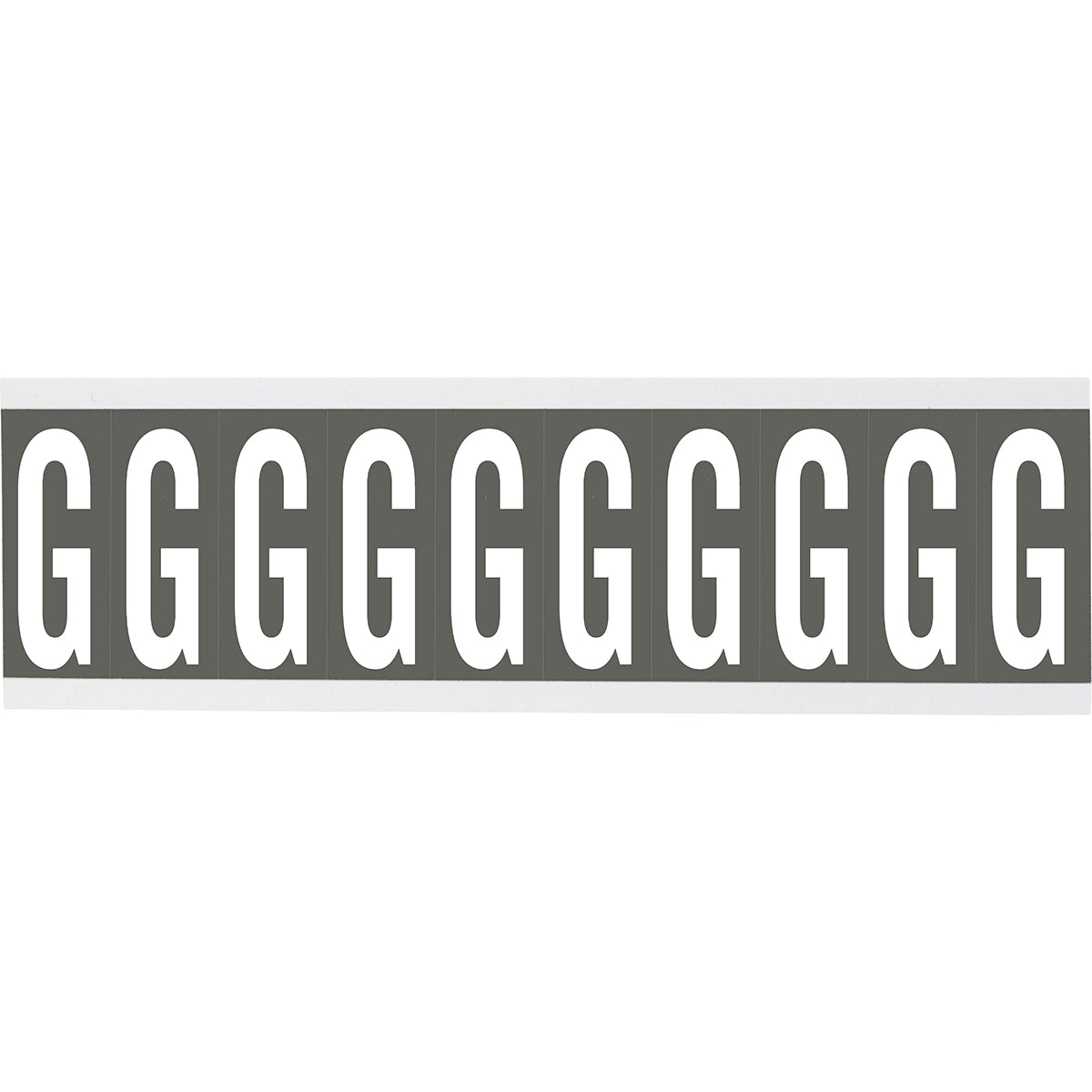 Brady CNL1GR G Identical numbers and letters on one card for indoor use 912174