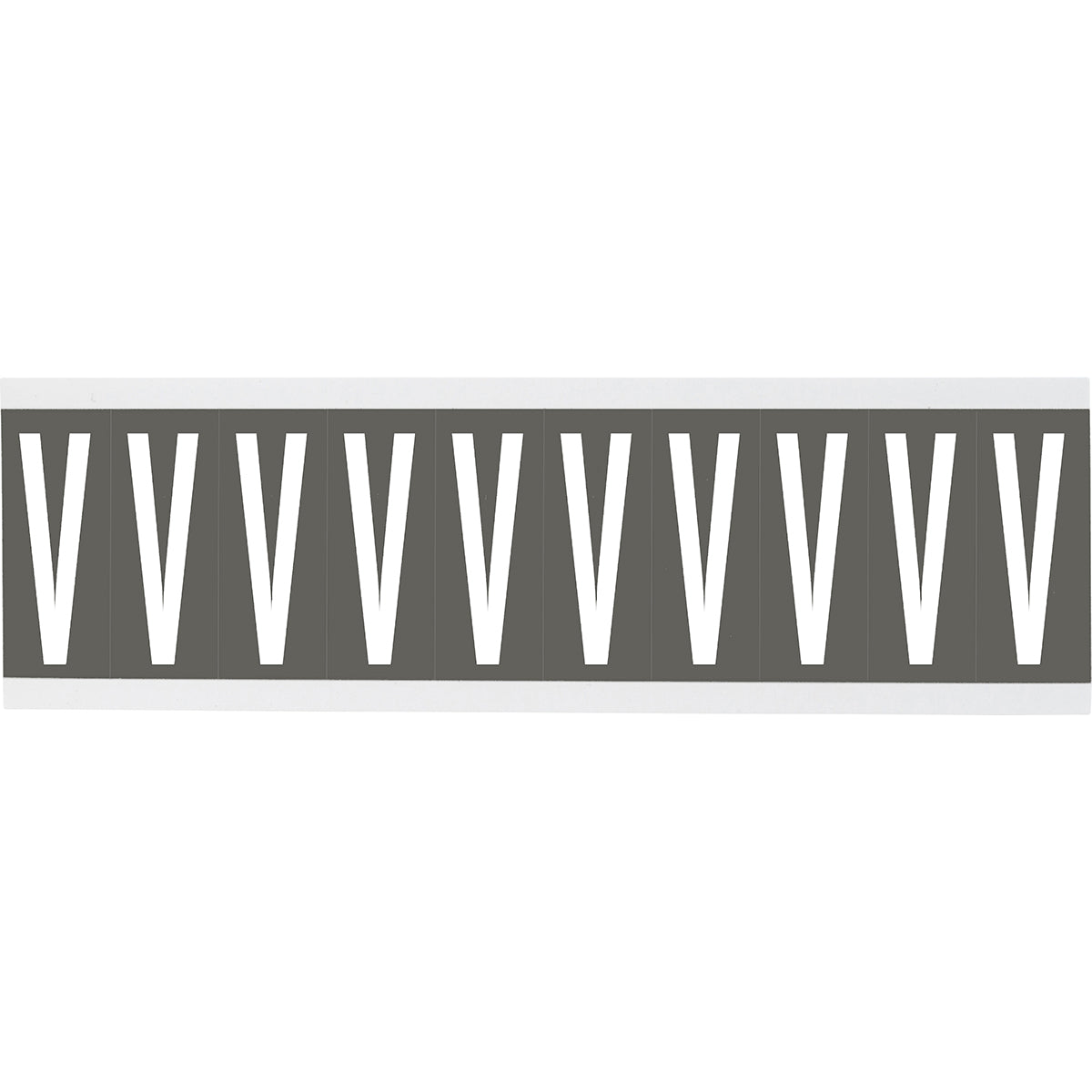 Brady CNL1GR V Identical numbers and letters on one card for indoor use 912159