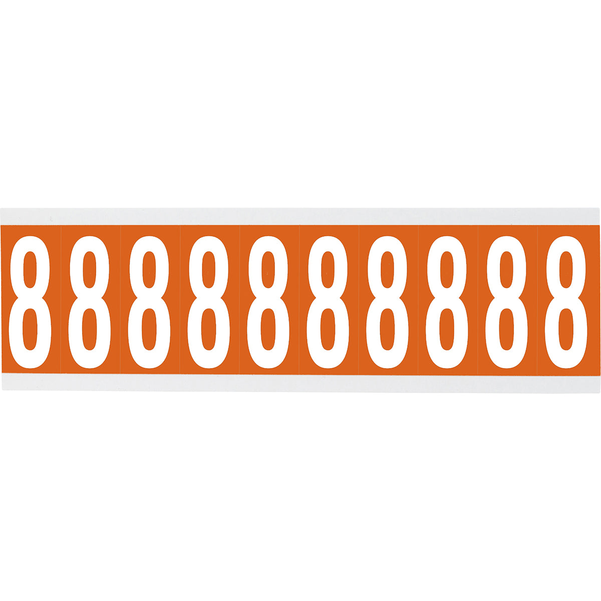 Brady CNL1O 8 Identical numbers and letters on one card for indoor use 912700