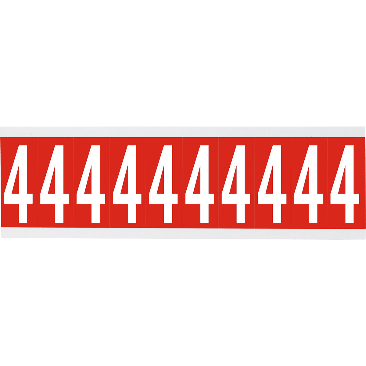 Brady CNL1R 4 Identical numbers and letters on one card for indoor use 912133