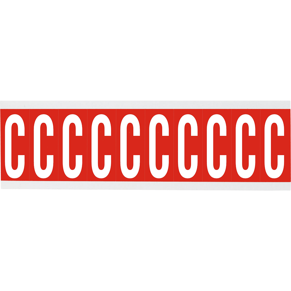 Brady CNL1R C Identical numbers and letters on one card for indoor use 912124