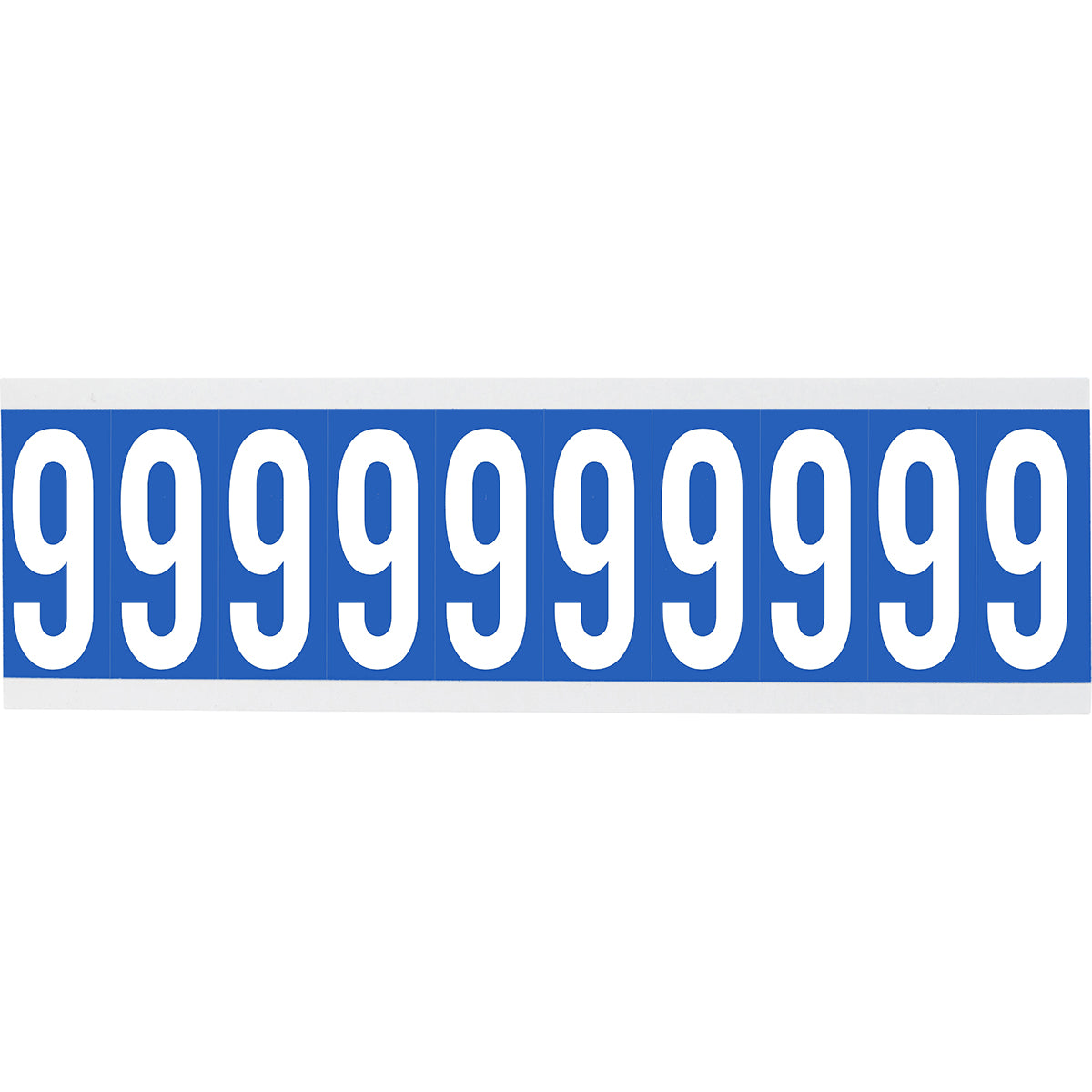 Brady CNL2B 9 Identical numbers and letters on one card for indoor use 912090