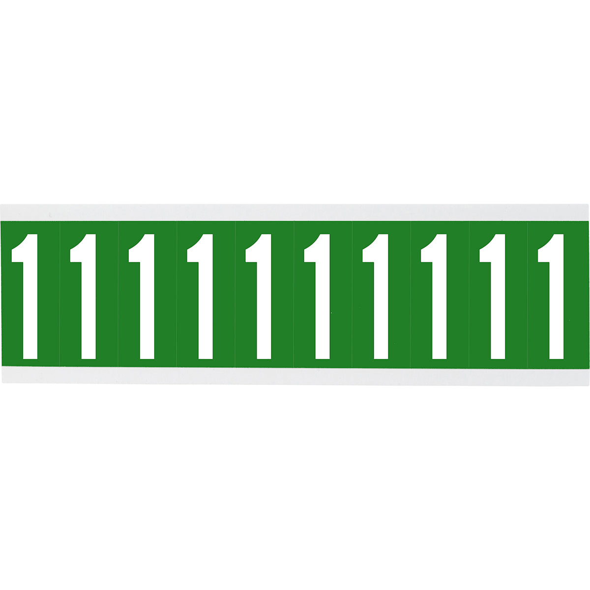 Brady CNL2G 1 Identical numbers and letters on one card for indoor use 912060