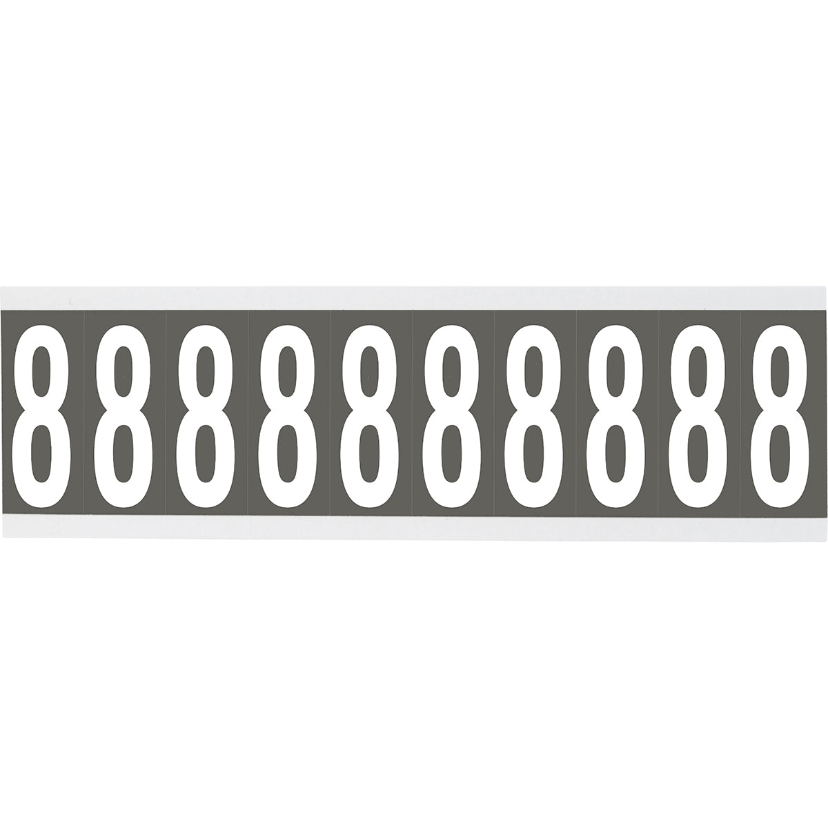 Brady CNL2G E Identical numbers and letters on one card for indoor use 912045