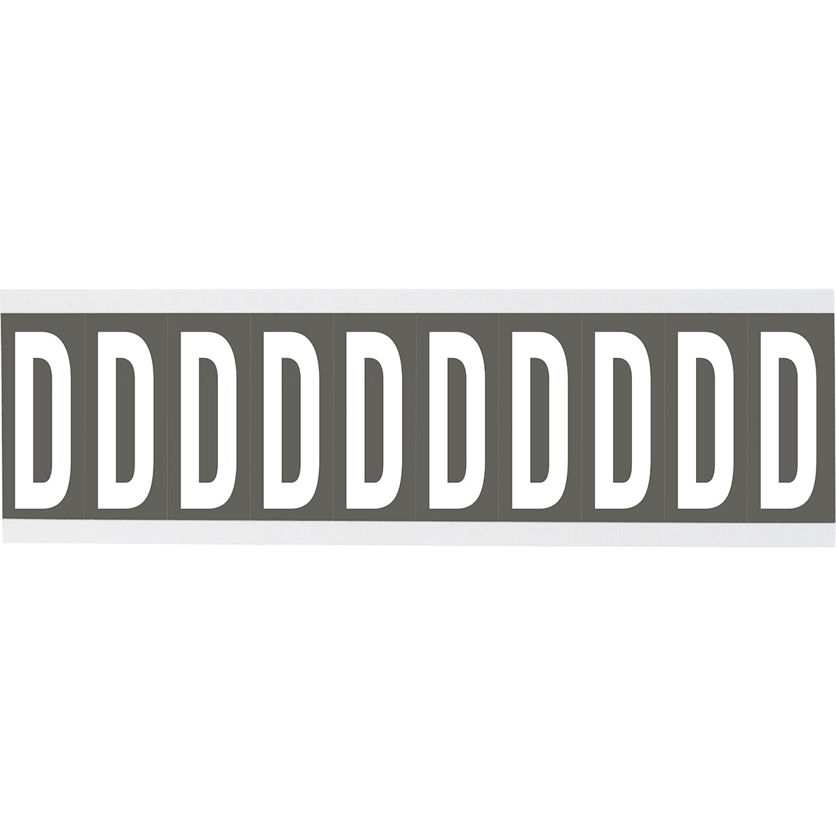 Brady CNL2G J Identical numbers and letters on one card for indoor use 912040