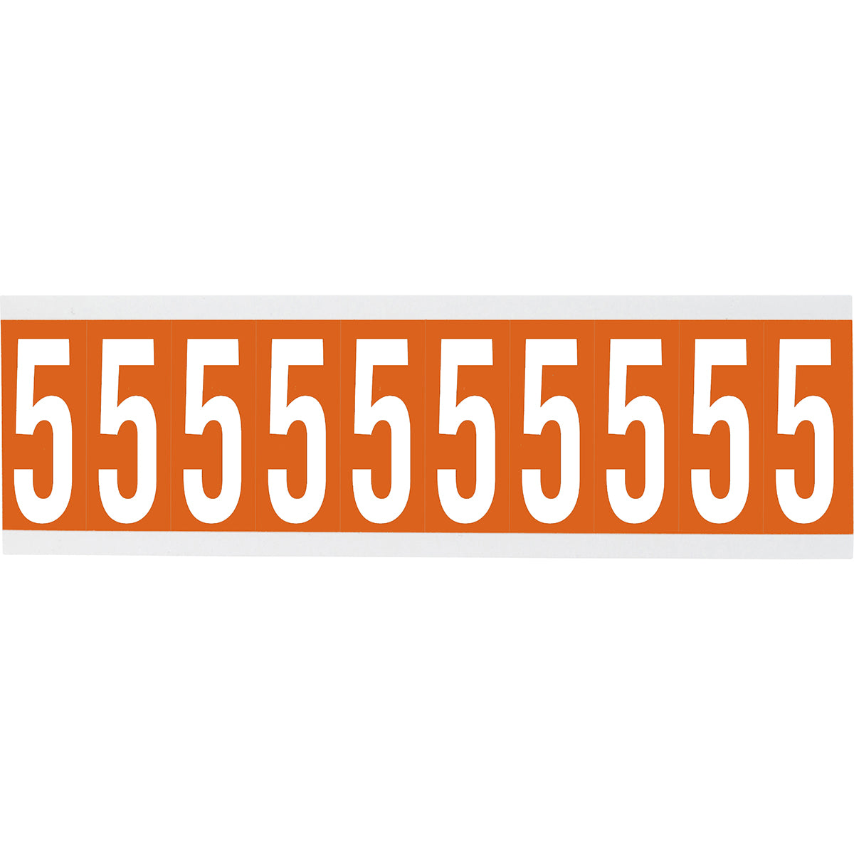 Brady CNL2O 5 Identical numbers and letters on one card for indoor use 912726